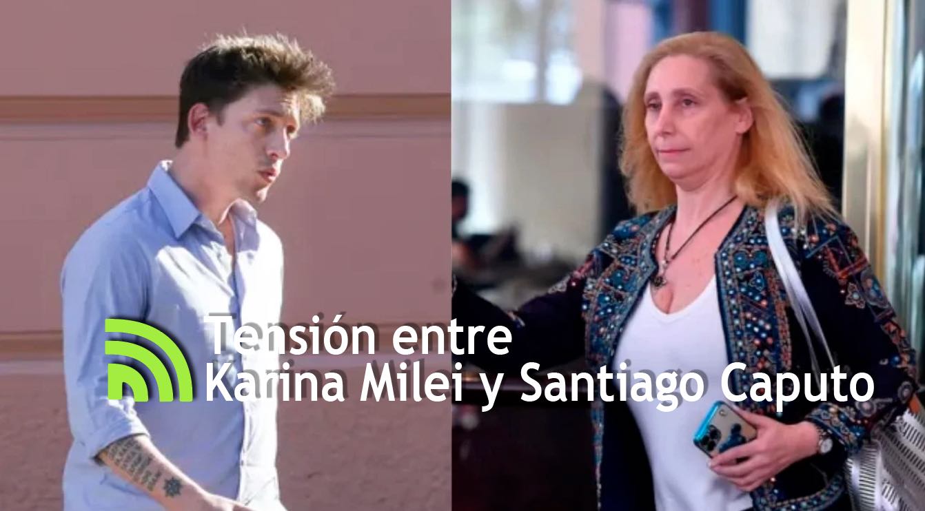 Tensión entre Karina Milei y Santiago Caputo