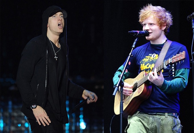 Eminem y Ed Sheeran juntos en vivo, la rompen toda