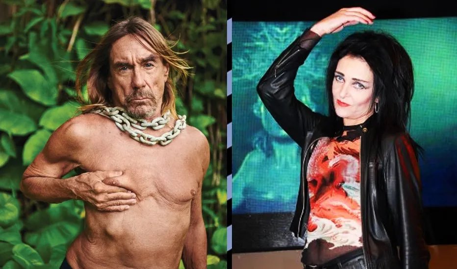 Siouxsie Sioux junto a Iggy Pop en una versión Pop de “The Passenger”