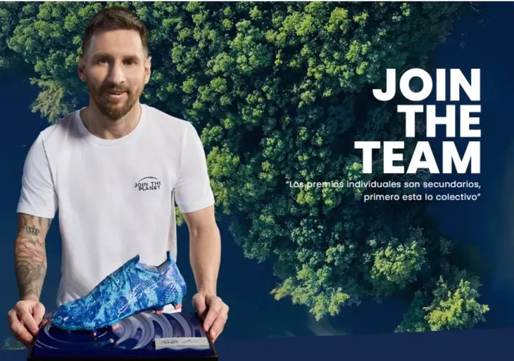 Messi proteger al Río Paraná